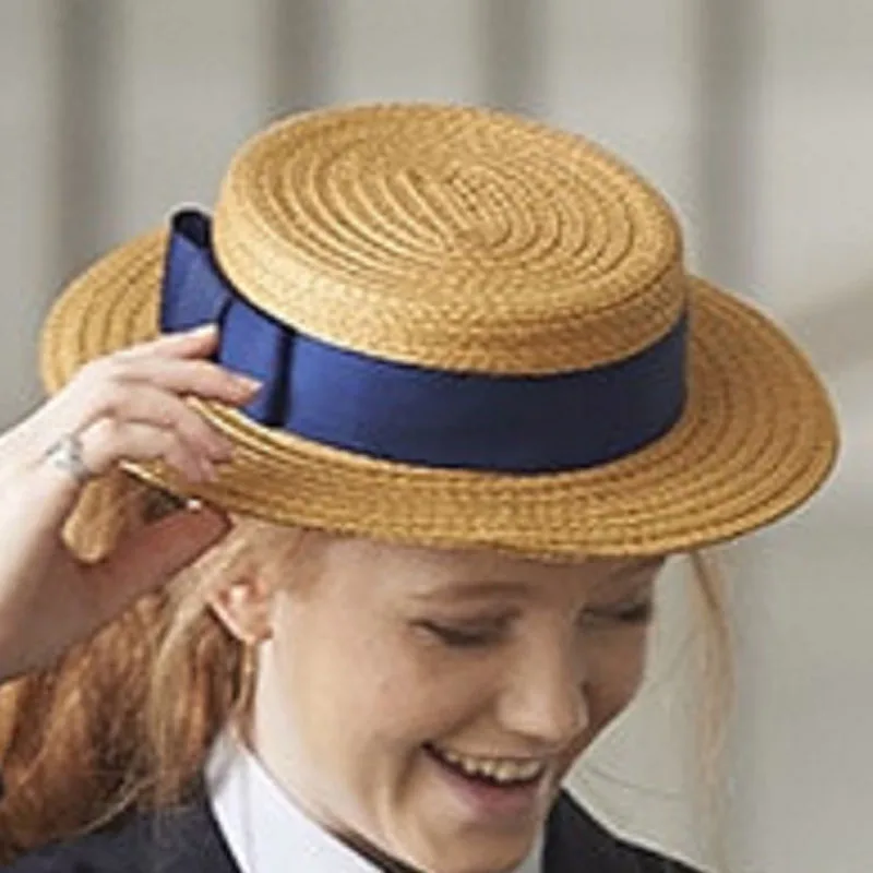 college straw hats