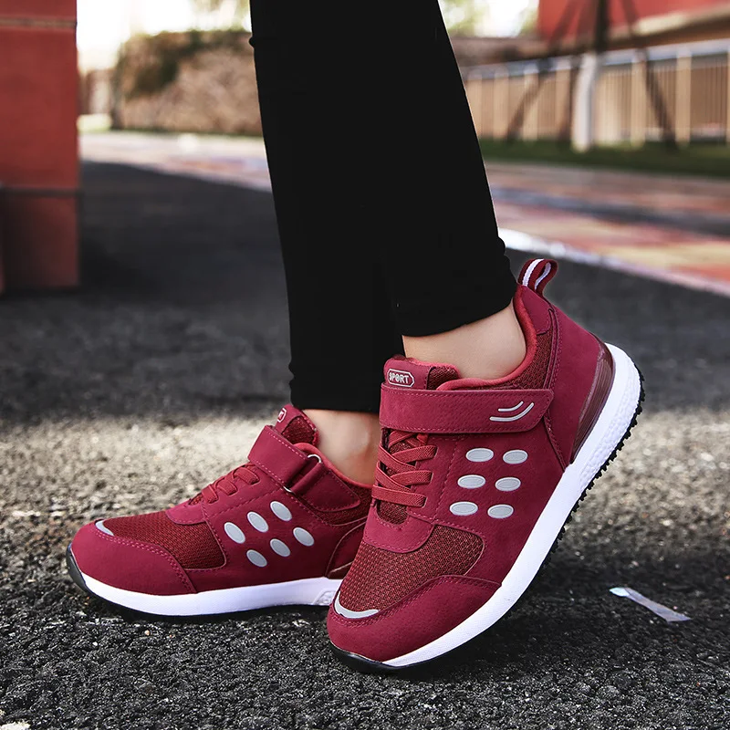 

2019 New Style Safe Shoes for the Old Genuine Product Women's ma ma kuan Comfortable Middle Aged And Elderly People Walking Shoe