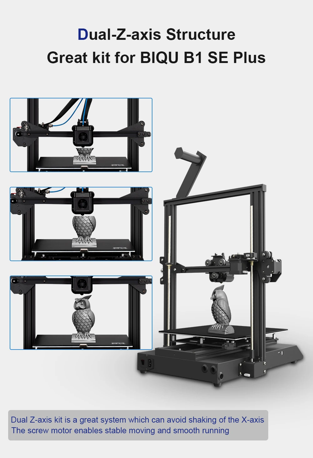 da impressora 3d dupla linha central z
