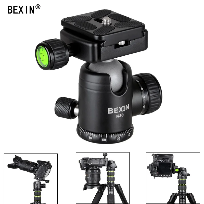 BEXIN панорамный шаровой головкой штатив Стенд адаптер с быстроразъемной пластиной pu60 для Canon Nikon sony цифровой SLR камеры штатив