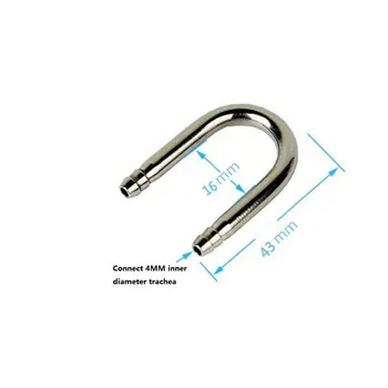 

Stainless Steel Co2 System U-Shape Connector Aquarium U-Tube Bend Fish Tank CO2 Regulator Diffuser Atomizer Air Pump