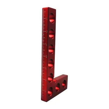 

Woodworking L Type Aluminium Alloy Square 100mm Portable Protractor Right Angle Ruler Smooth Welding For Engineer Measuring Tool