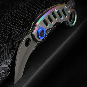 

XUAN FENG outdoor folding machete high quality steel hunting knife field camping tactical support knife