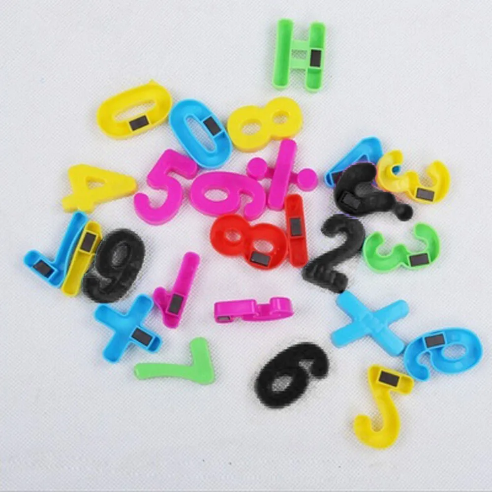 Подарочный набор магнитов, обучающий алфавит, набор из 26 красочных магнитных букв на холодильник и цифр, Обучающие милые детские игрушки# F