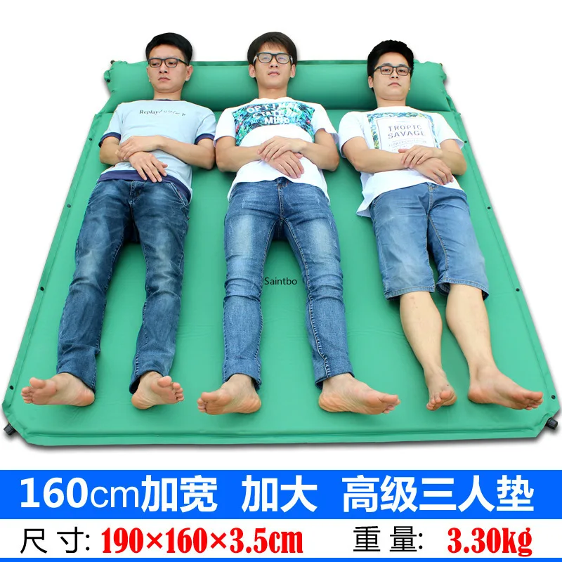 

Widening 160cm Inflatable Cushion Outdoor Double Three Cushion camping mat camp mat air mattress camping outdoor mats