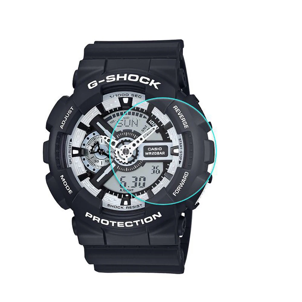 Pellicola Proteggi Schermo In Vetro Temperato Per Casio G-Shock Ga-110/100 Ga100 Ga110 Wsd-F10/F20 Prw-6000/6100 Tr750 Tr80 Tr770