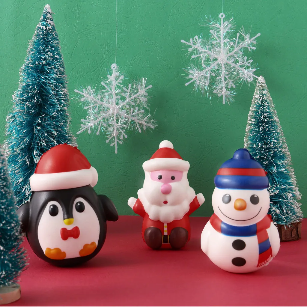 1 шт. Рождественская игрушка медленно поднимающаяся ароматическая снятие стресса Kawaii очаровательная игрушка забавный подарок для детей сжимаемая Игрушка Дети Горячая# E30