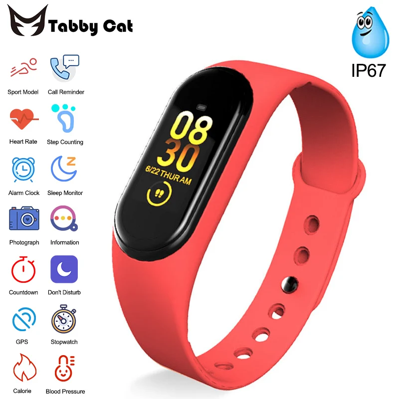 Умный Браслет для MI 4 Android IOS сенсорный браслет из АБС-пластика 0 96 дюйма пульсометр