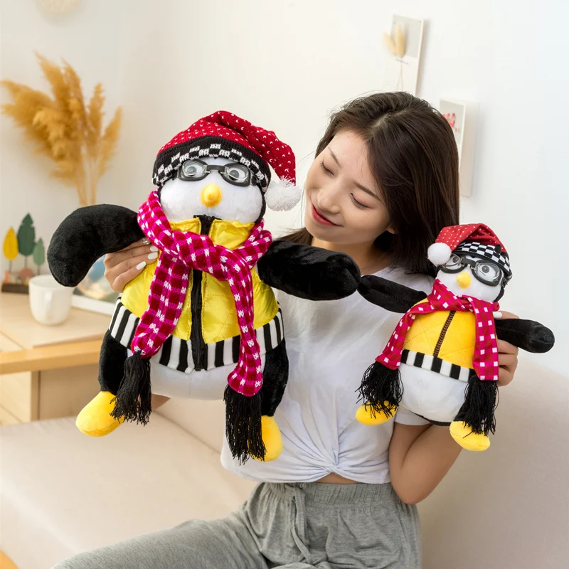 Godmoy 18Pinguin Plüschtier Niedliche TV Freunde Plüsch Puppe Joeys Freund  HUGSY Pinguin Rachel Gefüllte Pinguin Robbe Spielzeug 