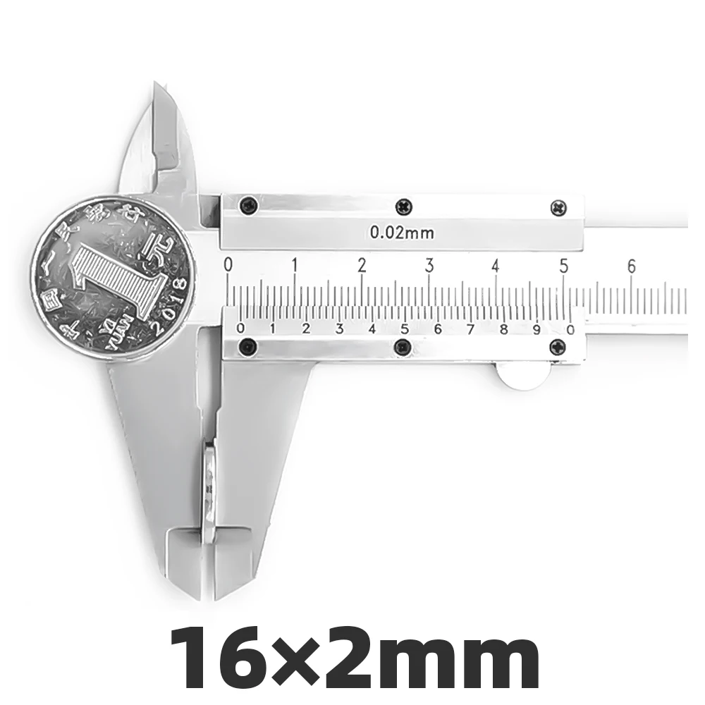 AI DIY 20/50/100 шт 16x2 мм N35 маленькие круглые ниодимовые Дисковые магниты Диаметр 16*2 мм супер сильный редкоземельных магнитов
