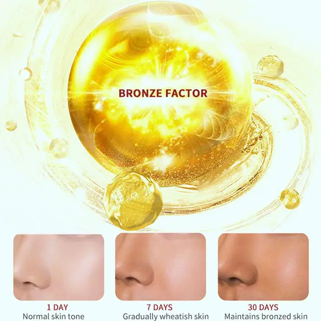 35ml Body Self tanning Bronzer Face Sunbathing Tanning Lotion Oil Foundation Cream Tanning Cream