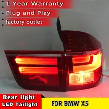 Yeni 2007 2013 E70 arka ışık DRL + dönüş sinyali + fren + ters araba Styling kuyruk lambası BMW için E70 X5 park lambaları