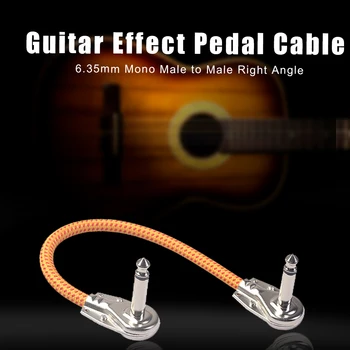 

Guitar Effect Pedal Cable 6.35mm Mono Male to Male Braid Wire Guitar Accessories for Electric Guitar Effect Pedal parts