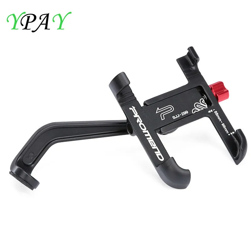 YPAY Aluminum Alloy Bicycle Phone Holder Motorcycle Handlebar Rearview Mobile Phone Stand GPS Mount For iPhone X 8P Samsung S9