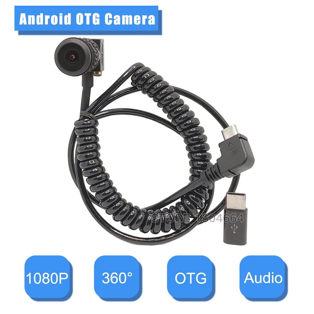 1080P Android External OTG Camera Mircro USB 2.0MP 360°Panoramic ...
