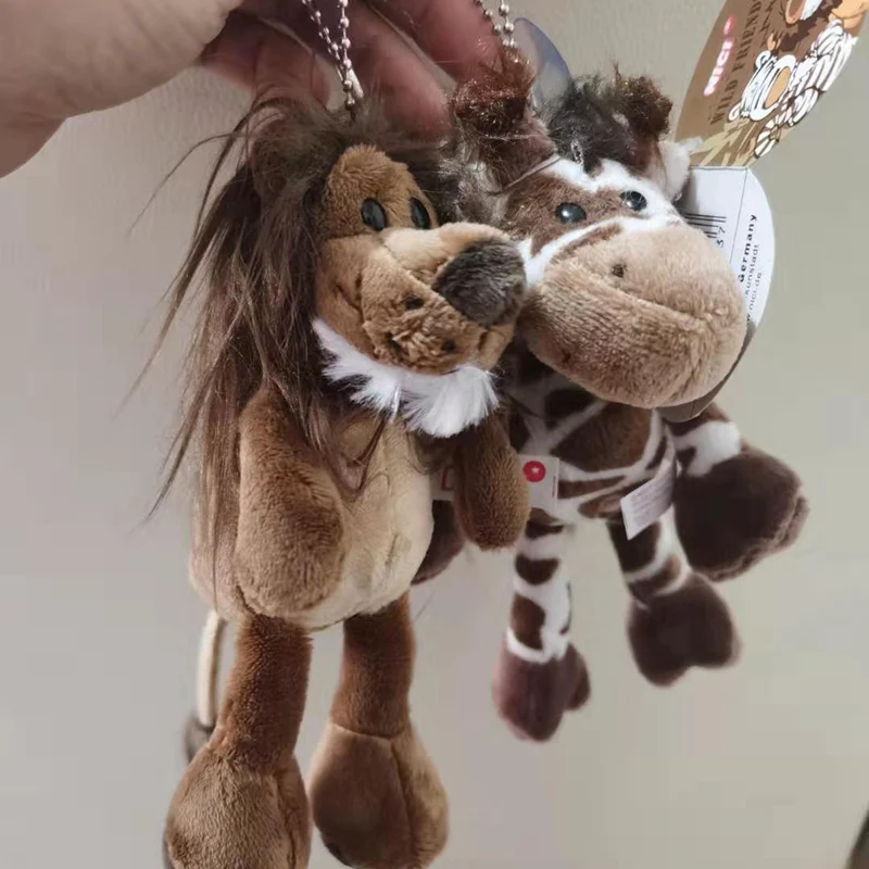 Cute 15cm Giraffe Lion Elephant Monkey Pendant Lovely Plush Stuffed Animal Deer Doll Toys For Kids Christmas Gifts | Игрушки и хобби