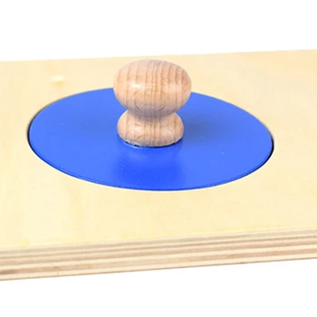 

Montessori Wooden Hand Grab Jigsaw Developing Logical Thinking Reasoning Board Geometric Kid Early Learning Toys Gift