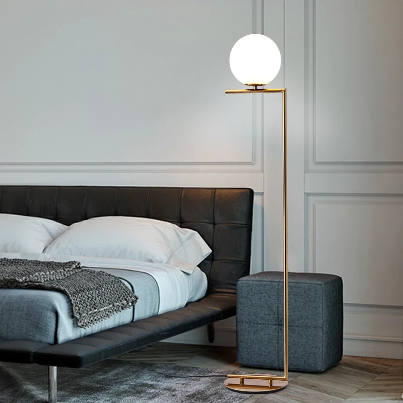 

Modern Floor Lamp For Living Room Glass Ball Led Table Lamp For Bedroom Bedside Decoration Table Lamps S hanging lamp