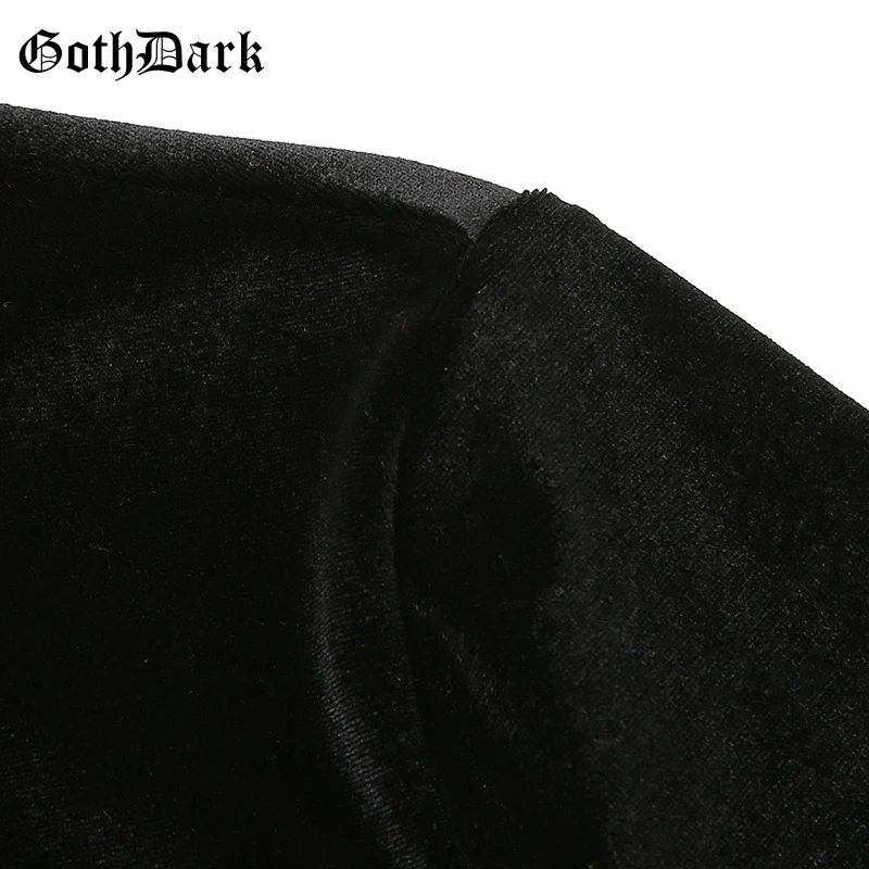 Готическое темно-черное винтажное готическое женское плиссированное платье на пуговицах с длинным рукавом в стиле панк, эстетическое осенне-зимнее платье cheongsam