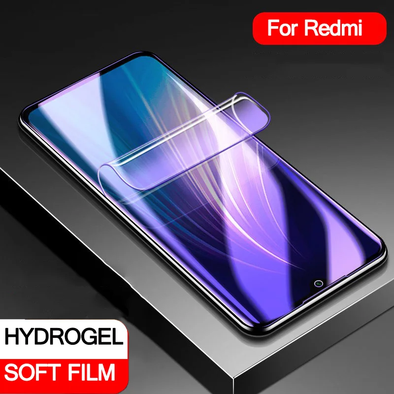 Защитная пленка для экрана Xiaomi Redmi Note 8t 8 K30 K20 Pro Гидрогелевая 8a 7a note 7s 7 pro 7pro мягкая