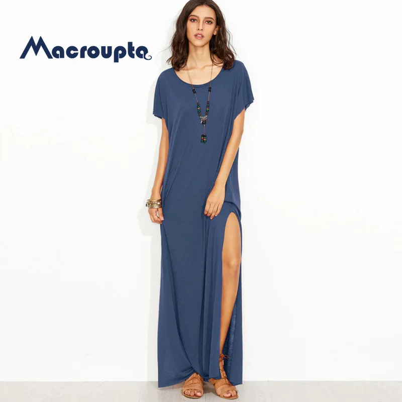 Женское платье рубашка макси осенне зимнее повседневное пляжное сексуальное