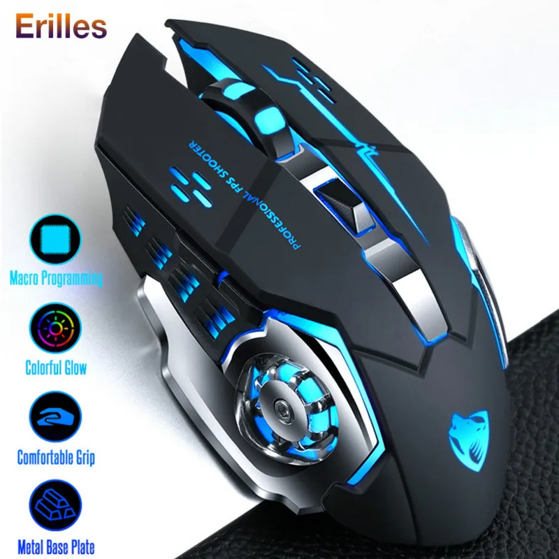 USB Wired Gaming Mouse 3200DPI LED RGB USB Computer Mouse Ergonomic 6 Button Mause With Backlight for Laptop Accessories