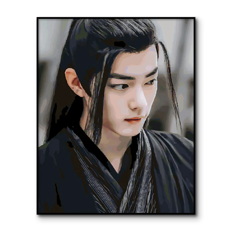 Постер Weiwuxian рисование по номерам на холсте стене неразобранная акриловая краска