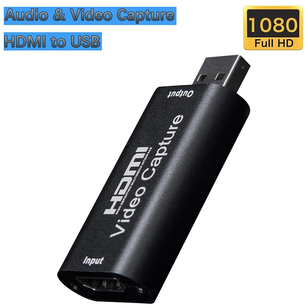 

Mini Video Capture Card USB 2.0 HDMI Video Grabber Record Box fr PS4 Game DVD Camcorder HD Camera Recording Live Streaming