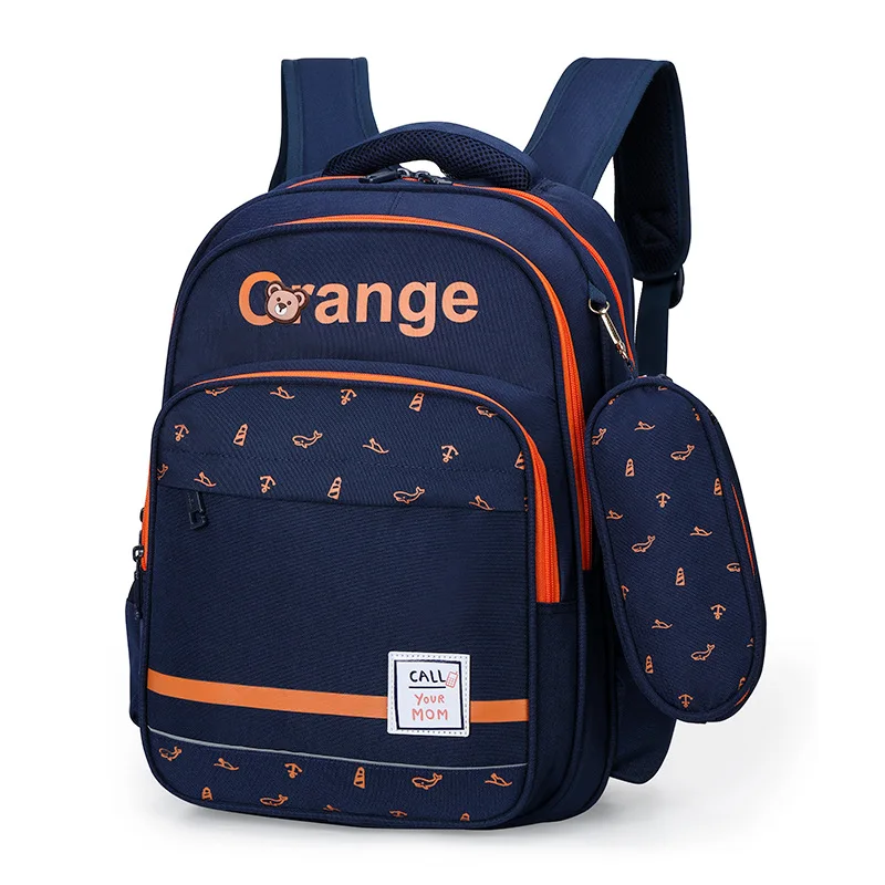 orange mochilas escolares infantis kids bag Children's school bags mochila escolar children's backpacks school bag for boys girls - Цвет: orange