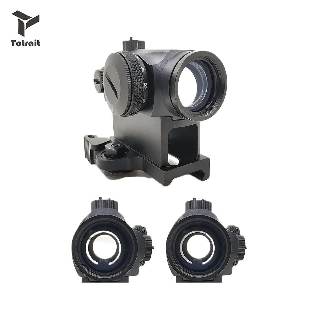 TOtrait тактический мини 1X24 T1 рифоскоп прицел точечный с подсветкой снайперский