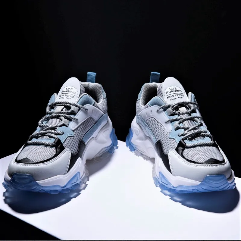 Explosión en el 2020 de los hombres de papá Zapatillas deporte informales Zapatillas transpirable de deporte de los hombres Zapatillas de Hombre zapatos Chaussure Homme