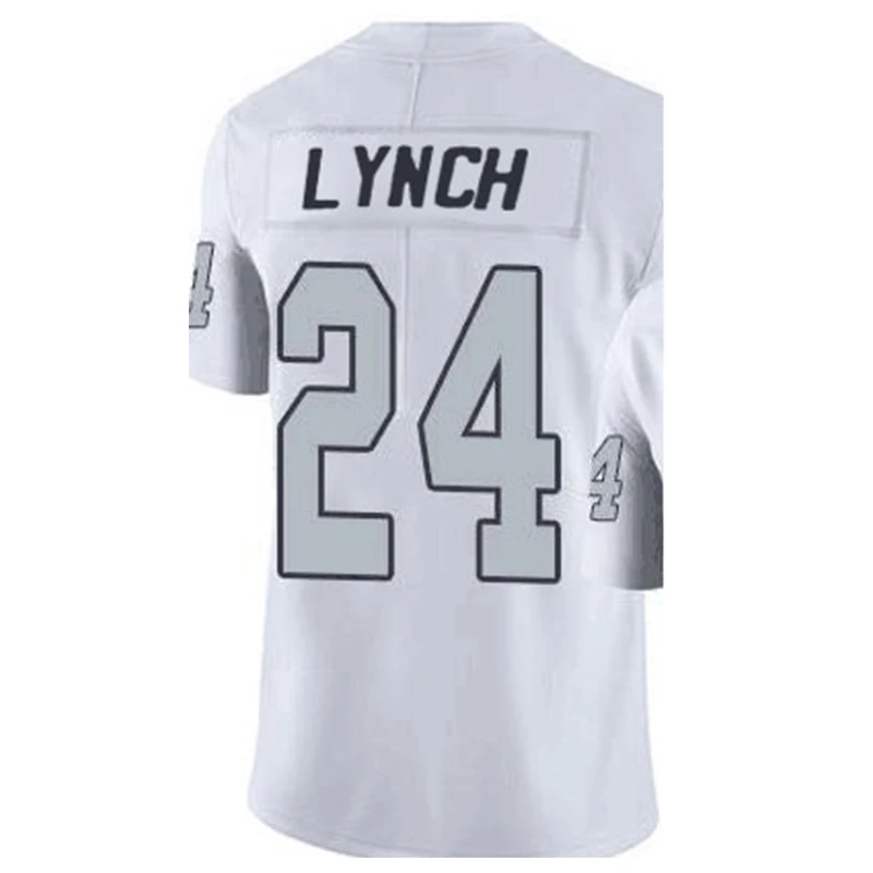 24 Marshawn Lynch 4 Derek Carr мужские Джерси 82 Jordy Nelson 34 BO Jackson 52 Khalil Mack майки - Цвет: Color Rush