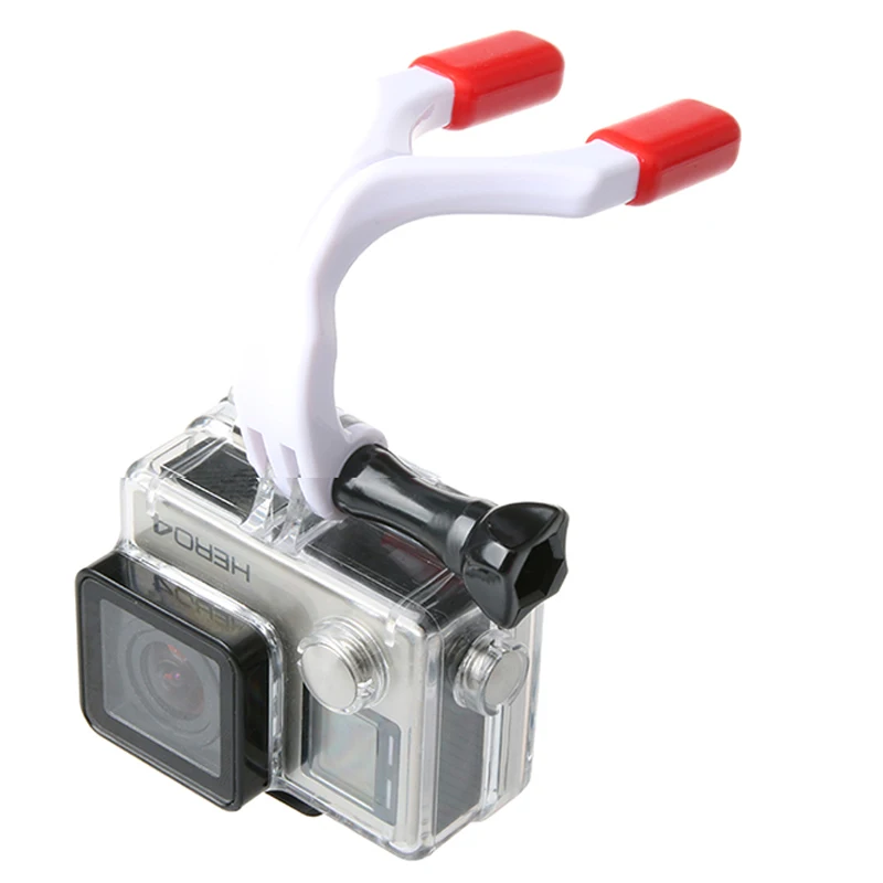 Экшн камера Surf Mouth Mount для GoPro Hero 7 5 6 4 Black Silver Session Xiaomi 4K SJCAM SJ7 H9 Go Pro Аксессуары