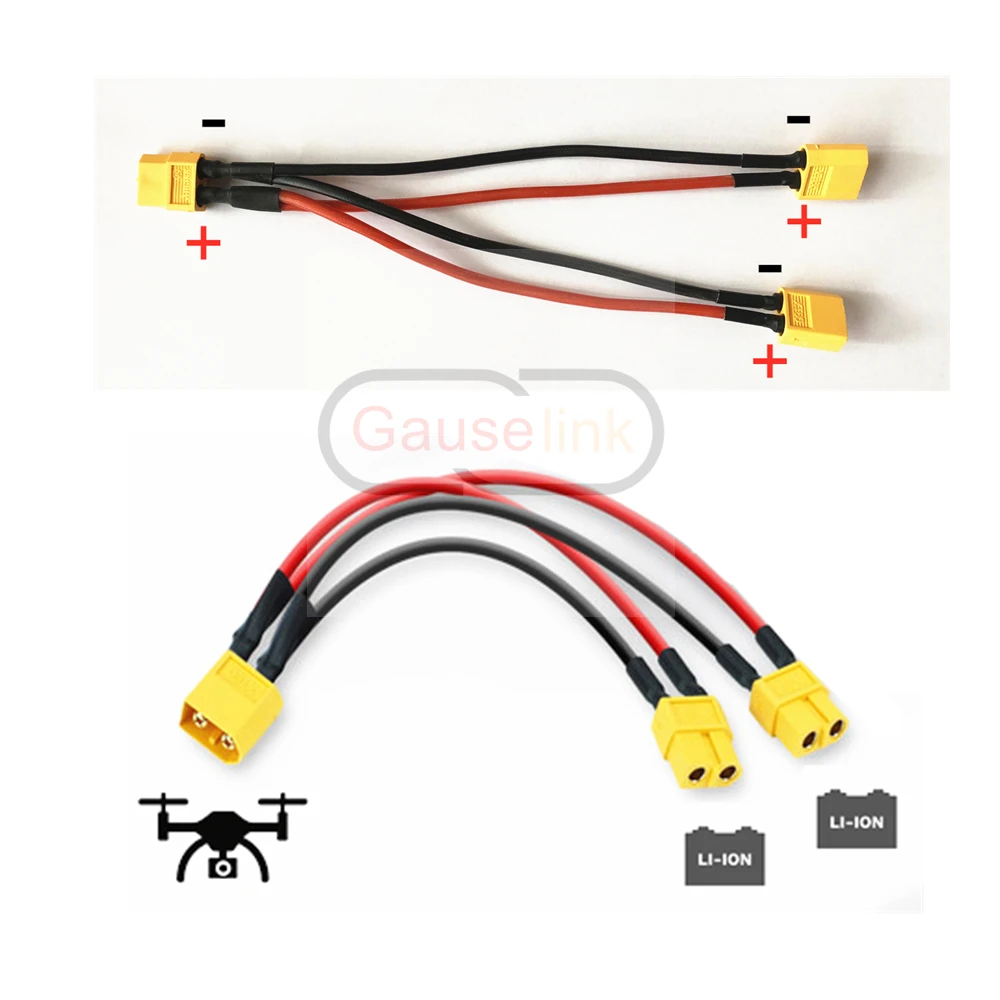 Lot de connecteurs XT60 mâle/femelle pour batterie drone RC