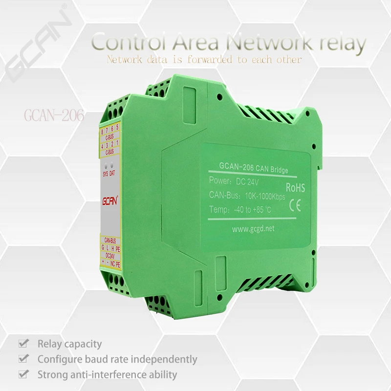 

CAN Network Expansion CAN isolation repeater series 2 galvanic isolation CAN bus interface