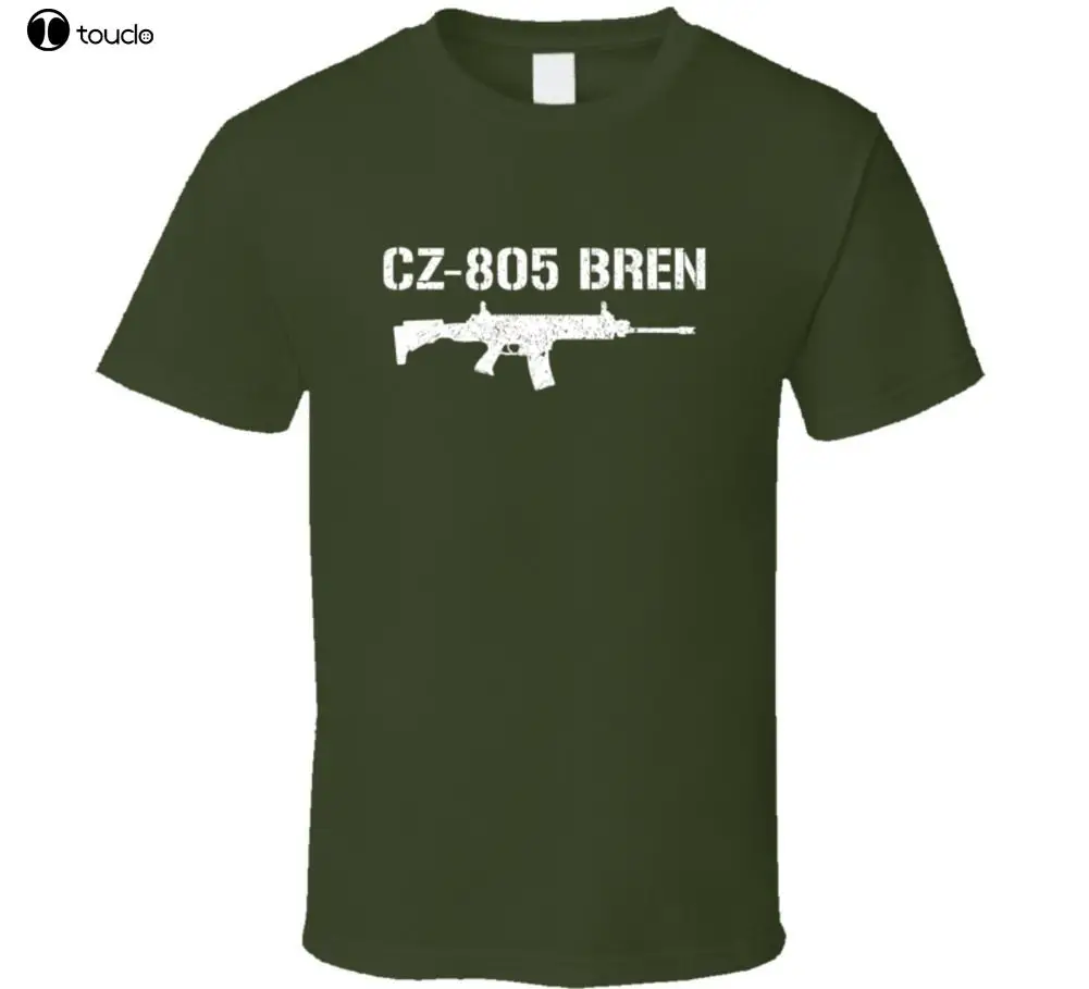 

Discount 2019 New Fashion Summer New Arrival Men'S Short Cz805 Bren Rifle Military Distressed T Shirt T Shirt Maker