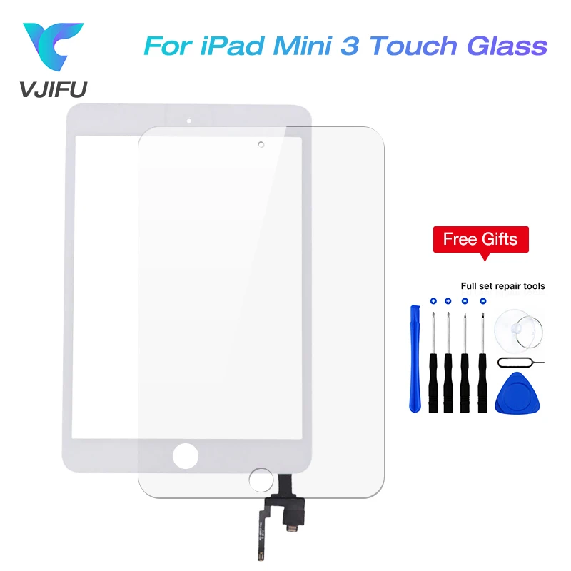 Дигитайзер сенсорного экрана Mini3 для iPad Mini 3 A1599 A1600 A1601 TP IC с кнопкой возврата и