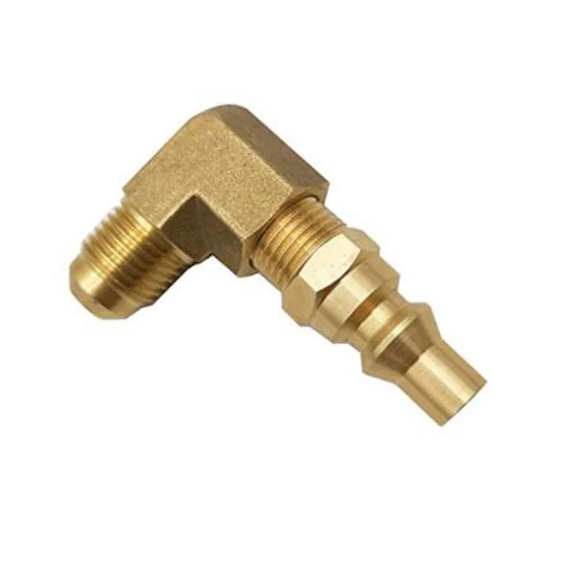 Propane BBQ Grill Replacement Parts 3/8" Male Flare Elbow Connect RV 1/4 Inch Quick Connect Plug