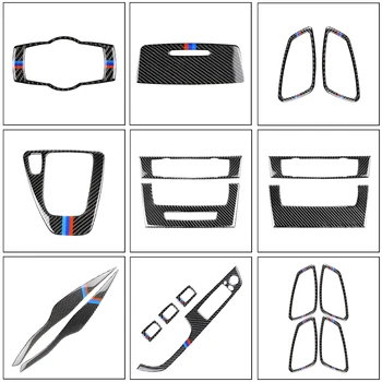 

Car Styling Headlight Switch Button Decorative Frame Cover Trim Dashboard Molding Sticker For BMW 3 Series E90 E92 E93