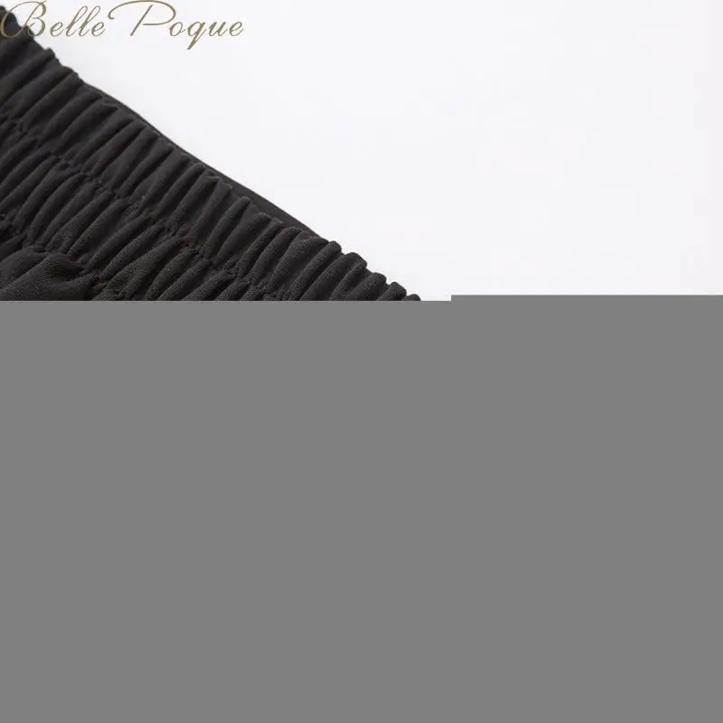 Belle poque, высокая талия, женские плиссированные пуговицы для юбки, а-силуэт, Осень-зима, женские миди юбки, элегантные офисные женские черные юбки