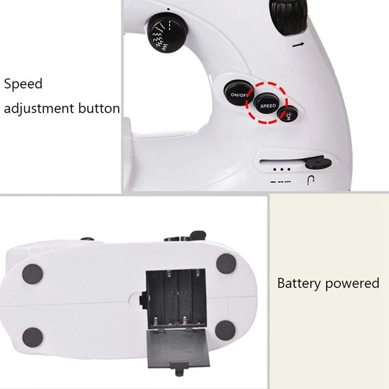 

Sewing Machine Electric Sewing Machine to Eat Thick Desktop Sewing Machine Mini Sewing Machine Home Multi-Function Sewing Machin