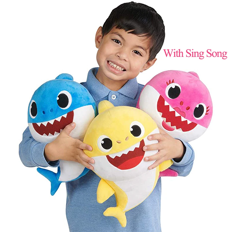 Baby Singing Sharking Plush Enjoyfeel Soft Music Sound Doll Cartoon Stuffed Toys English Song for Boy Girl | Игрушки и хобби