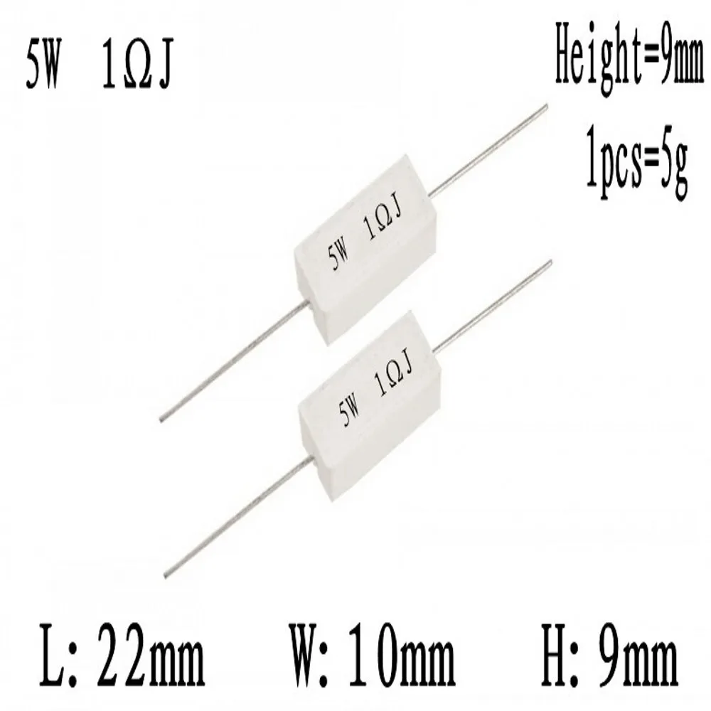 Cimento Resistor 0.1 K 100 ~ 0.1