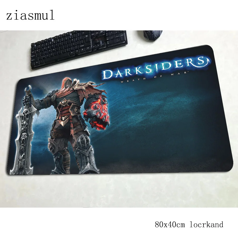 Darksiders коврик для мыши 80x40 см игровой коврик для мыши с изображением аниме гель офисный ноутбук с алюминиевым корпусом стол коврик на день рождения padmouse игры pc gamer коврики