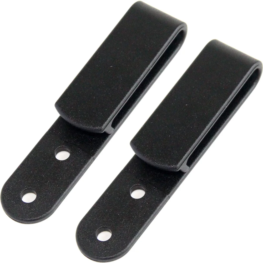 Pack of 2 QingGear Belt Clip Plastic IWB Clips Tough Clamp Universal  Sheath/Holster Loop with Chicago Screws