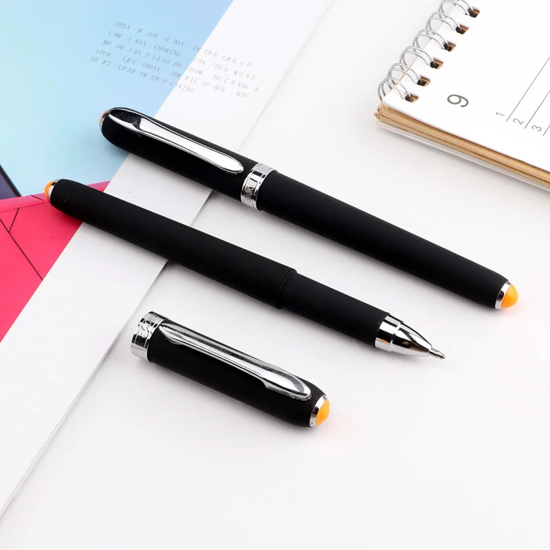 BAOKE 3 шт./компл. 0,5 мм Большой гелевые ручки для школы гелевая ручка с черными чернилами стандартных цветов милые Бизнес письма канцелярские принадлежности PC2098