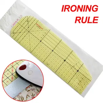 

1PC Ironing Ruler Measuring Tool Hot Patchwork Tailor Craft Cloth Cutting Rulers Patchwork Ruler Quilting Rule DIY Sewing Tools