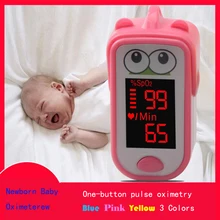 SpO2 PR Пульсоксиметр для новорожденного ребенка с OLED экраном насыщенность крови кислородом пульсометр милый розовый желтый синий цвет