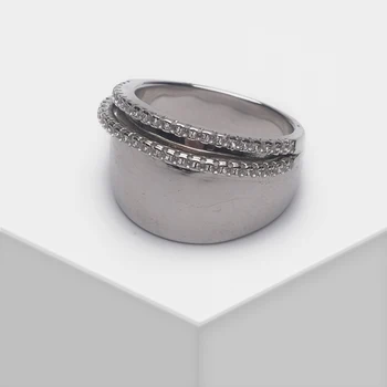 

Amorita boutique 925 silver designer design geometric ring