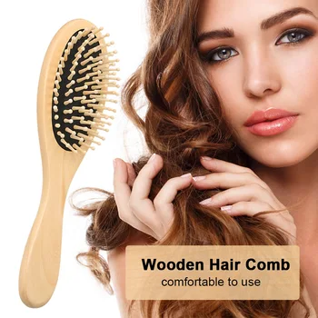

Anti-static Wooden Hair Brush Comb Massage Brush Hair Brushes Scalp Massage Magic Comb for Hair Styling Tool Comb
